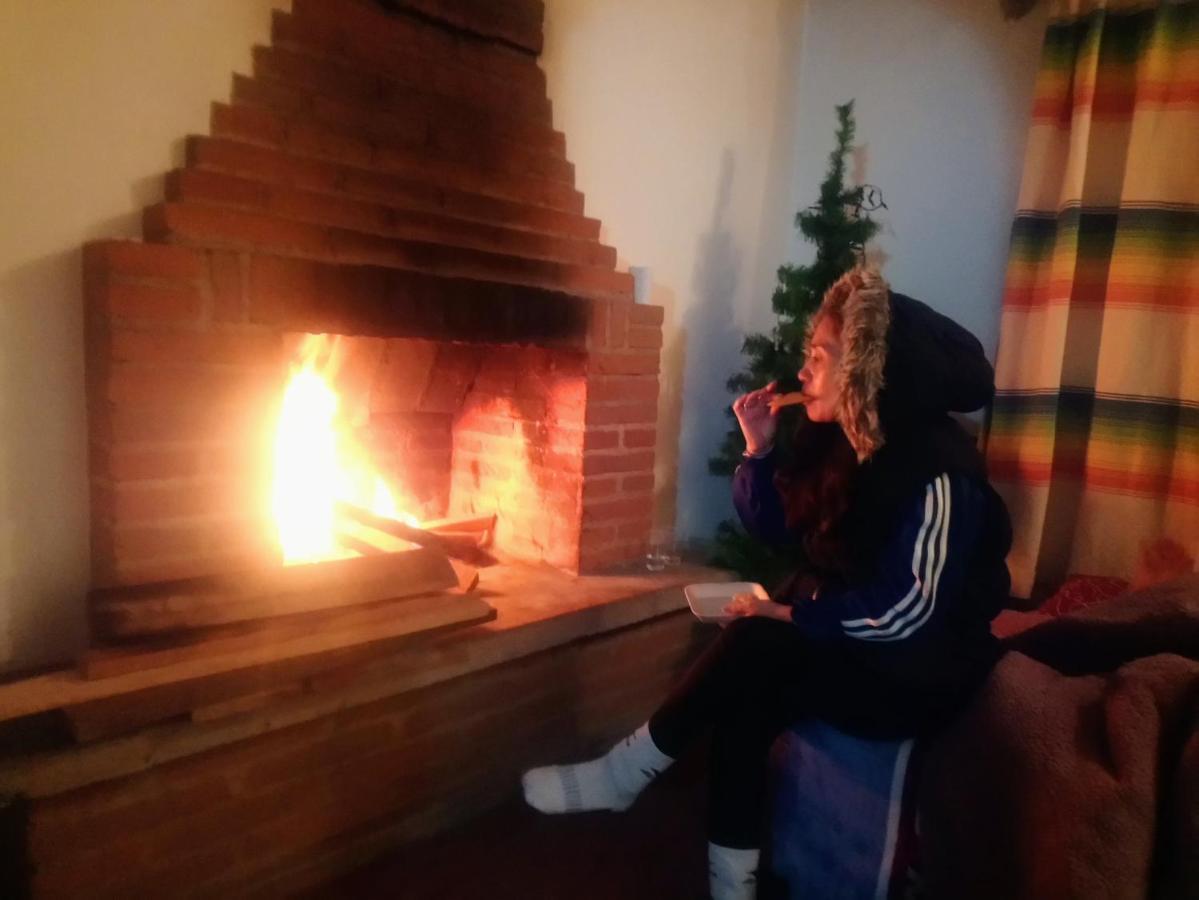 Cabana Con Banera Y Chimeneas En Puesta De Sol El Pacifico ภายนอก รูปภาพ